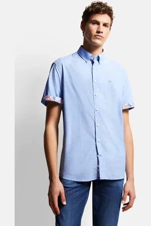 Bugatti Kurzarmhemd, mit Button-Down-Kragen