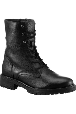 Geox Schnürstiefelette »D HOARA«, Blockabsatz, Schnürboots mit Innenreißverschluss