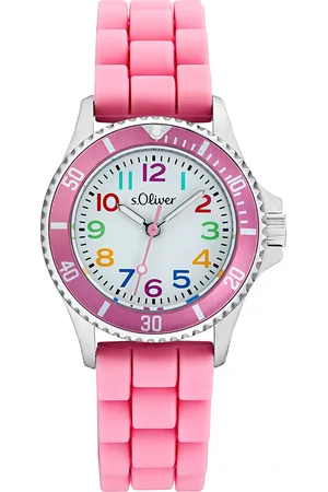QS by s.Oliver Quarzuhr »2033505«, Armbanduhr, Kinderuhr, Mädchenuhr, ideal auch als Geschenk