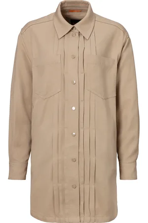HUGO BOSS Longblazer »C_Janjura-W Premium Damenmode«, mit Zierfalten