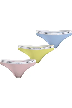Tommy Hilfiger Slip »3 PACK THONG (EXT SIZES)«, (Packung, 3er), mit Tommy Hilfiger Logobund