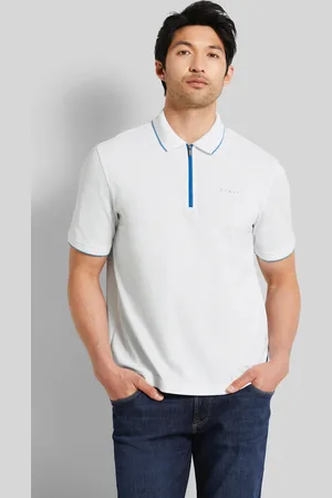 Bugatti Poloshirt, mit Reißverschluss