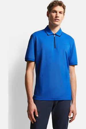 Bugatti Poloshirt, mit Reißverschluss