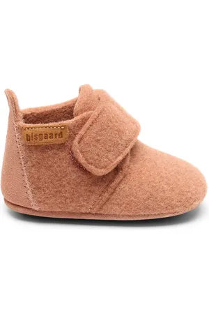 Bisgaard Hausschuh » Baby Wool«, Wagenschuh, Babyschuh, Schlupfschuh mit Klettverschluss