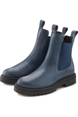 ELBSAND Stiefelette, Chelseaboots, Schlupfstiefel, Bikerboots aus Leder