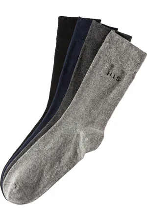 H.I.S Socken, (Packung, 4 Paar), mit druckfreiem Bündchen