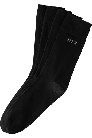 H.I.S Socken, (Packung, 4 Paar), mit druckfreiem Bündchen