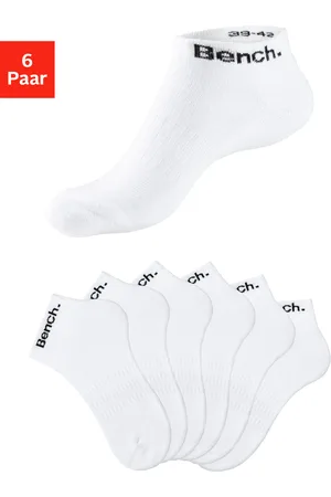 Bench Sportsocken, (Packung), Tennis Kurzsocken mit Halbfußfrottee