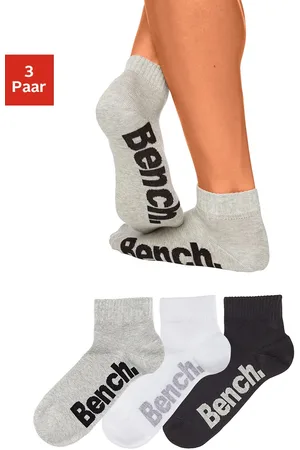 Bench Kurzsocken, (Packung, 3 Paar), mit bequemen Rippbündchen