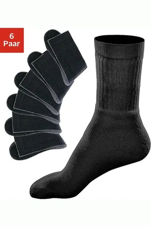 Go In Tennissocken, (Packung, 6 Paar), mit geripptem Schaft