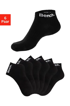 Bench Sportsocken, (Packung), Tennis Kurzsocken mit Halbfußfrottee