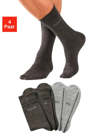 Bench Basicsocken, (Packung, 4 Paar), in angenehm weicher Markenqualität