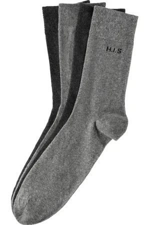 H.I.S Socken, (Packung, 4 Paar), mit druckfreiem Bündchen