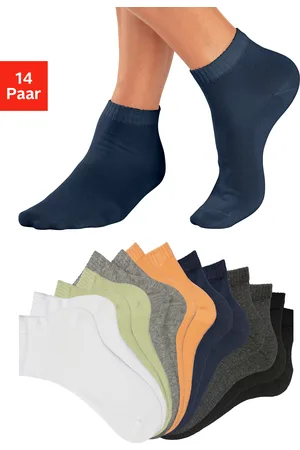 H.I.S Kurzsocken, (Packung, 14 Paar), mit eingestricktem Markenlogo im Innenbund