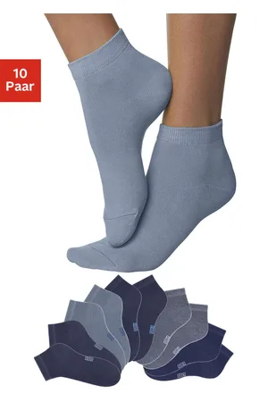 H.I.S Kurzsocken, (Packung, 10 Paar), mit verstärkter Ferse und Spitze