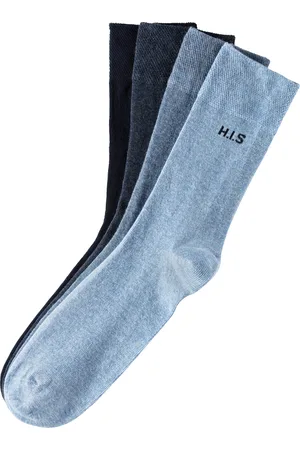 H.I.S Socken, (Packung, 4 Paar), mit druckfreiem Bündchen