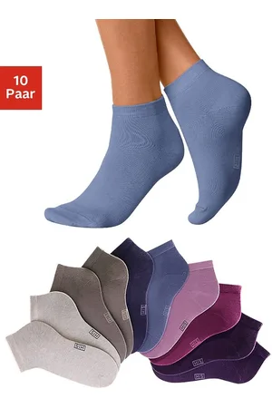 H.I.S Kurzsocken, (Packung, 10 Paar), mit verstärkter Ferse und Spitze