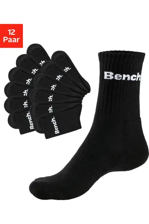 Bench Tennissocken, (Packung, 12 Paar), mit Fuß Polsterung