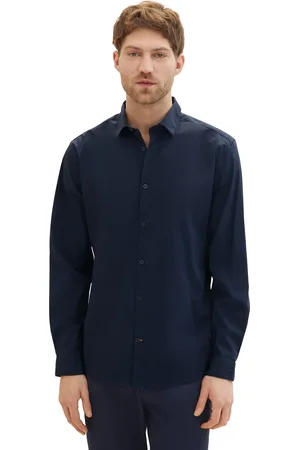 TOM TAILOR Langarmhemd »Poplin«, mit Manschetten