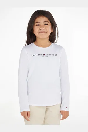Tommy Hilfiger Langarmshirt »ESSENTIAL TEE L/S«, mit Logo-Schriftzug