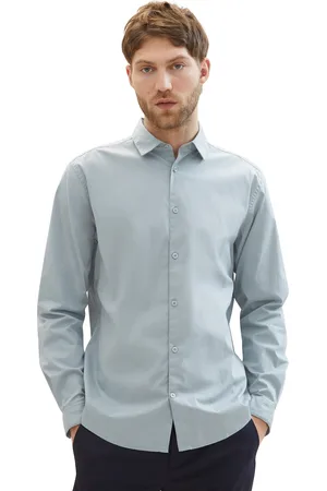 TOM TAILOR Langarmhemd »Poplin«, mit Manschetten