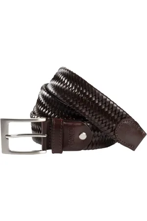 Carlo Monti Flechtgürtel »RIO«, 3,5 cm breit, Elastisches Leder-Flechtband, Casual-Business-Sportiv