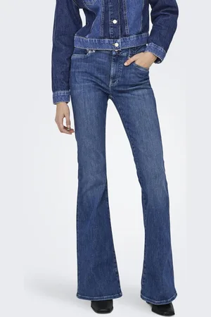 ONLY Bootcut-Jeans »ONLCHERYL MW RETRO FLARED CUTLINE DNM FG«