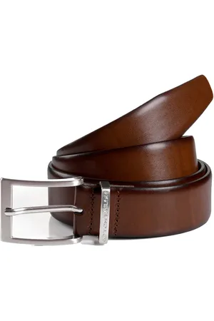 TOM TAILOR Ledergürtel »TTBILL«, 3.5 cm breiter Herrengürtel, Freizeit- und Anzugsgürtel, bis Gr. 120