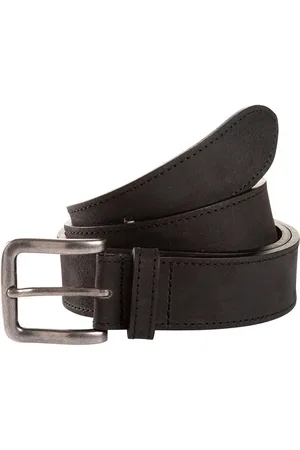 TOM TAILOR Ledergürtel »TTBILLY«, 3.5 cm breiter Herrengürtel, Jeans und Casual, Veloursoptik