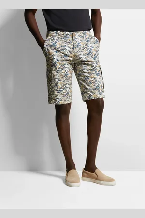 Bugatti Bermudas, mit grafischem Allover-Print
