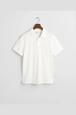 GANT Poloshirt »REG TONAL SHIELD SS RUGGER«, Ton in Ton Stickerei auf der Brust