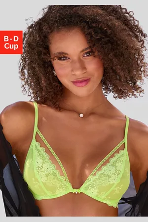 vivance collection Bügel-BH, mit feinem Zierband am Dekolleté, aus Jacquardspitze, sexy Dessous
