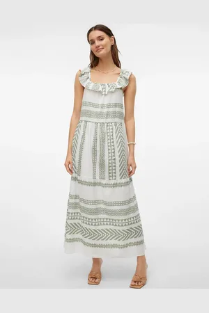 VERO MODA Maxikleid »VMDICTHE SL ANKLE DRESS WVN GA«