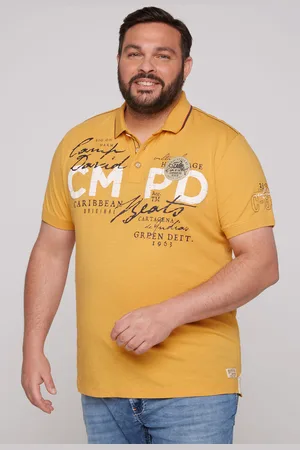Camp David Poloshirt, mit Front- und Backprint