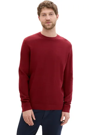 TOM TAILOR Strickpullover, mit Logo-Badge an der Seite