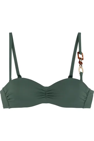 Lascana Bügel-Bandeau-Bikini-Top »Yves«, mit edlen Zieraccessoires