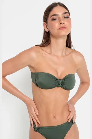 Lascana Bandeau-Bikini-Top »Nele«, mit glänzender Beschichtung
