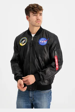 Alpha Industries Bomberjacke » Men - Bomber Jackets MA-1 LW NASA Leather«