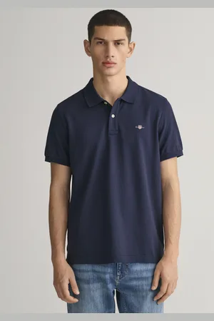 GANT Poloshirt »REG SHIELD SS PIQUE POLO«, mit Logo und Flachstrickkragen 100% Baumwolle Pique
