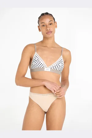 Tommy Hilfiger Bralette-BH »TRIANGLE PRINT«, mit modischem Logobund