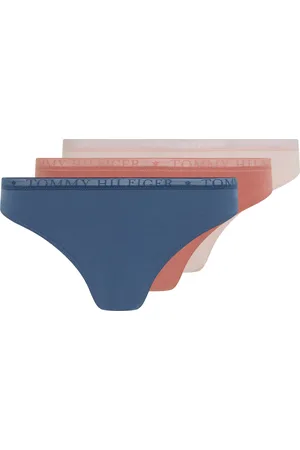 Tommy Hilfiger Slip »LACE 3P THONG (EXT SIZES)«, (Packung, 3er-Pack), mit Tommy Hilfiger Logobund