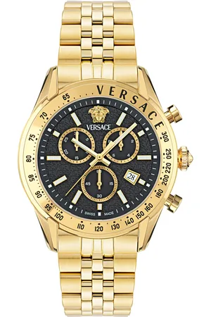 VERSACE Chronograph »CHRONO MASTER«, Quarzuhr, Armbanduhr, Herrenuhr, Datum, Stoppfunktion, Swiss Made