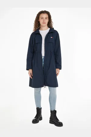 Tommy Hilfiger Windbreaker »TJW CHICAGO WAISTED COAT EXT«, mit Kapuze, mit Markenlabel