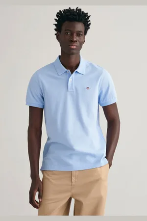 GANT Poloshirt »REG SHIELD SS PIQUE POLO«, mit Logo und Flachstrickkragen 100% Baumwolle Pique