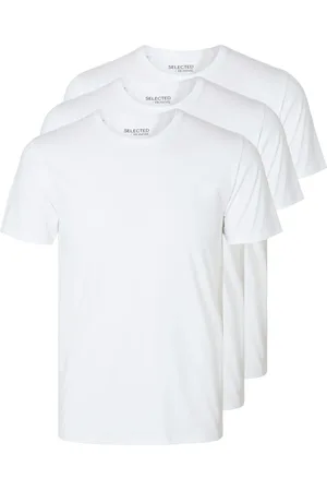 SELECTED T-Shirt »SLHROLAND SS O-NECK TEE 3-PACK NOOS«