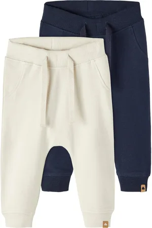 NAME IT Sweathose »NBNTAKKI 2P SWEAT PANT NOOS«, (Packung, 2 tlg.), im Baggy Fit Style