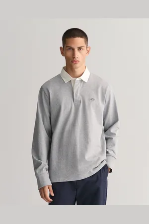 GANT Rugbyshirt »REG SHIELD HEAVY RUGGER«, mit Logostickerei auf der Brust