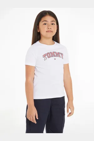 Tommy Hilfiger Kurzarmshirt »VARSIY FOIL REG TEE SS«, Kinder bis 16 Jahre mit Logoprägung