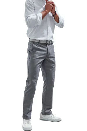 john devin Chinohose »regular-fit, lange Oxford Hose«, aus elastischer Baumwoll-Qualität