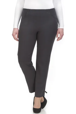 Kj Schlupfhose »Schlupfhose Susie in Bi-Stretch, Kammgarnoptik«, ideal für kräftige Oberschenkel
